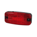 Durite Red LED Rectangular Rear Marker Lamp - 12V/24V