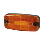 Durite Amber LED Rectangular Side Marker Lamp - 12V/24V