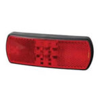 Durite Red LED Rear Marker Lamp with Leads - 12V/24V