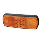 Durite Amber LED Side Marker Lamp with leads - 12V/24V