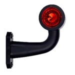 Durite Right Hand Red/White LED Short Angled Outline Marker Lamp - 12V/24V