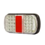 Durite 4 Function LED Small Rear Combination Lamp - Stop/Tail/Direction Indicator/Relfex Reflector - 12V/24V