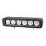 Durite 6 x 10W CREE Blue LED Flood Light Bar with Lead and Sealed Connector - Flood version