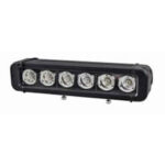 Durite LED Spot Lamp Bar - 6 x 10W, 12V/24V, IP67 - Spot version