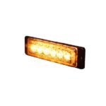 Durite R65 Amber High Intensity 6 LED Slimline Warning Light - 12V/24V