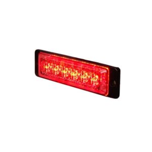 Durite R65 Red High Intensity 6 LED Slimline Warning Light - 12V/24V