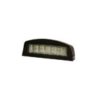 Durite Black Plastic LED Number Plate Lamp - 12V/24V