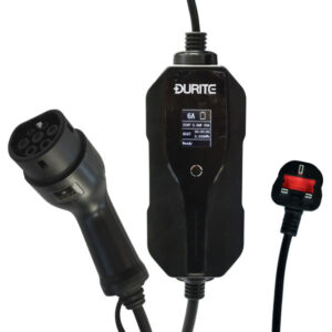 Durite Electric Vehicle Type 2 Charger 110-230VAC - 3.6KW- (UK 3 PIN PLUG)