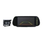 Durite CCTV Kit – 7″ Colour Mirror Monitor and Infrared Camera with Sound – 12/24V
