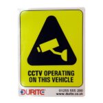 Durite CCTV Operating On This Vehicle - Small Sign