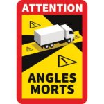 Durite French Blind Spot Warning Sign For HGVs over 3.5T