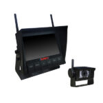 7" Wireless QUAD Monitor Integral DVR System (4 camera inputs, 4 cameras)