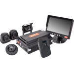 Durite DX1 Super HD 5-ch DVR + 5 cameras (incl.1080p) + Monitor - 12/24V