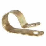 Clip Cable 20mm Diameter Brass Pk25