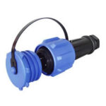 Plug Waterproof Heavy Duty 4 Pin Plastic 32 amp Bg1