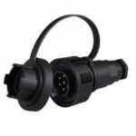 Plug Waterproof 4 Pin Plastic 6 amp Bg1