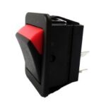 Switch Rocker 2-pole On/Off Black/Red bg1
