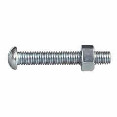 Nut and Bolt 2BA x 32mm Pk50