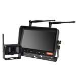Wireless CCTV Kit 7" Quad kit +1 Camera, w/sound 12/24 volt Bx1