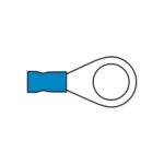 AMC T111.50 10mm Ring Terminal Blue for Cable 1.5-2.5mm²
