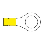 AMC T116.50 13mm Ring Terminal Yellow for Cable 4.0-6.0mm²