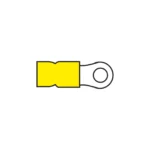 AMC T121.50 4.3mm Ring Terminal Yellow for Cable 4.0-6.0mm²
