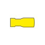 AMC T303.50 6.3mm Pre Insulated Yellow Blade Terminal for Cable 4.0 to 6.0mm²