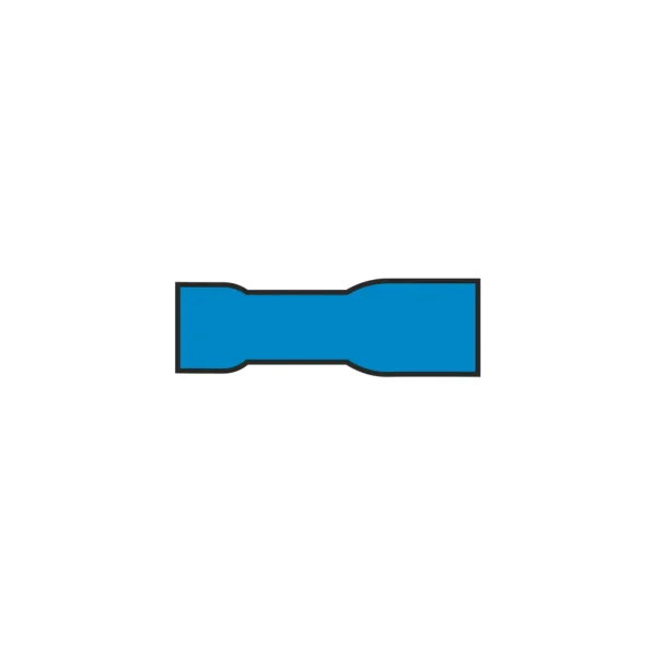 AMC T305.50 4.8mm Pre Insulated Blue Blade Terminal for Cable 1.5 to 2.5mm² - Image 1