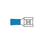 AMC T408.50 8.3mm Push-On Blue Female Terminal for Cable 1.5-2.5mm²