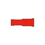 AMC T801.50 4mm Receptical Terminal Red for Cable 0.5-1.5mm²