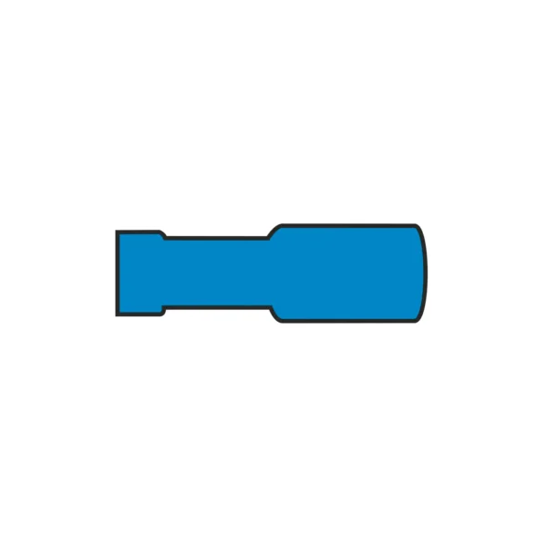 AMC T803.50 5.0mm Blue Receptical Terminal for Cable 1.5 to 2.5mm² - Image 1