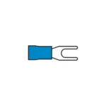 AMC T904.50 3.7mm Blue Fork Terminal for Cable 1.5 to 2.5mm²