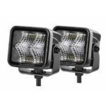 Hella 1FA 358 176-801 LED Headlight Black Magic Cube Kit (Quantity: 2) 2.7" - 12/24V