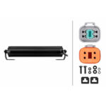 Hella LED-Lightbar - LBE 2 310 - 12/24V - white/yellow (amber) - 6000lm - Image 2
