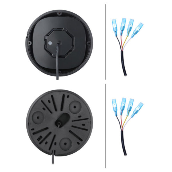 Hella K-LED Quadra Beacon Dark Lens Amber 12/24V - Image 5