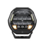 Hella 1F9358228-891 LED High Beam Headlight Antares FF 9" with Flasher 12/24V 2700lm - Image 6