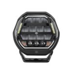 Hella 1F9358228-891 LED High Beam Headlight Antares FF 9" with Flasher 12/24V 2700lm - Image 8